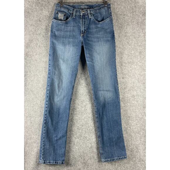 Cinch Silver Label Jean Mens 30x33 Medium Stone Slim Straight Performance Cowboy - Picture 1 of 16